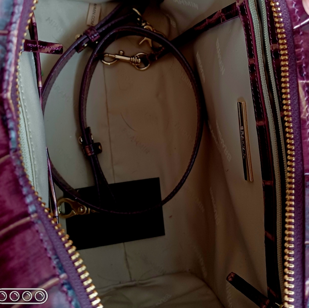 STUNNING! Brahmin PRISCILLA PORT VOLITION with WALLET - Picture 5 of 9